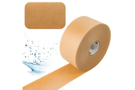 Ekologiczna taśma papierowa z Kraftowego papieru aktywowana wodą 60 mm / 200 m Bublaki BT-W601