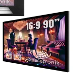 Ekran projekcyjny ramowy 90 cali PVC-PS OUTLET