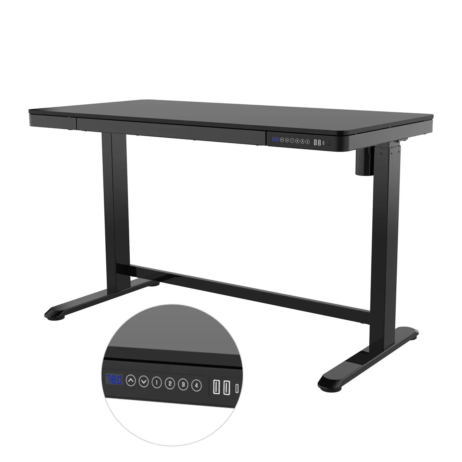 Ergonomiczne biurko OUTLET Spacetronik SPE-B128BG Astrid