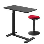 Regulowany stolik nad łóżko Spacetronik Buddy + hoker regulowany Zippy (czerwono/czarny)
