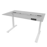 Elektryczny stelaż do biurka Spacetronik SPE-253W USB biały
