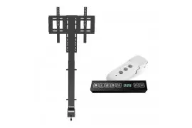 Elektryczny stelaż pod telewizor chowany w szafce Spacetronik SPE-T12 (42'' - 70'', 50 kg)
