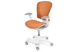 Ergonomiczne krzesło dziecięce do biurka pomarańczowe Spacetronik XD SPC-XD02O