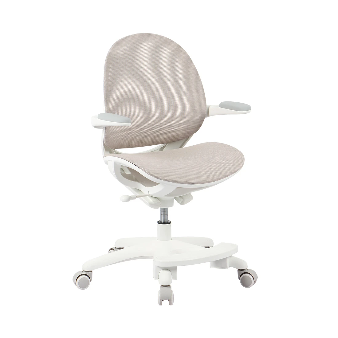 Ergonomiczne krzesło dziecięce – kremowe - Spacetronik SPC-XD03C