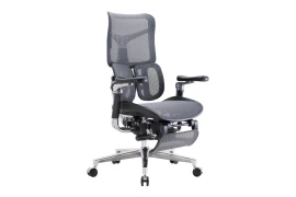 Ergonomiczny fotel biurowy Spacetronik SPRINGLE 66, czarny, rozkładany