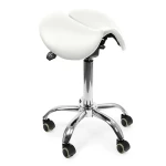 Ergonomiczny hoker regulowany SELLA biały OUTLET