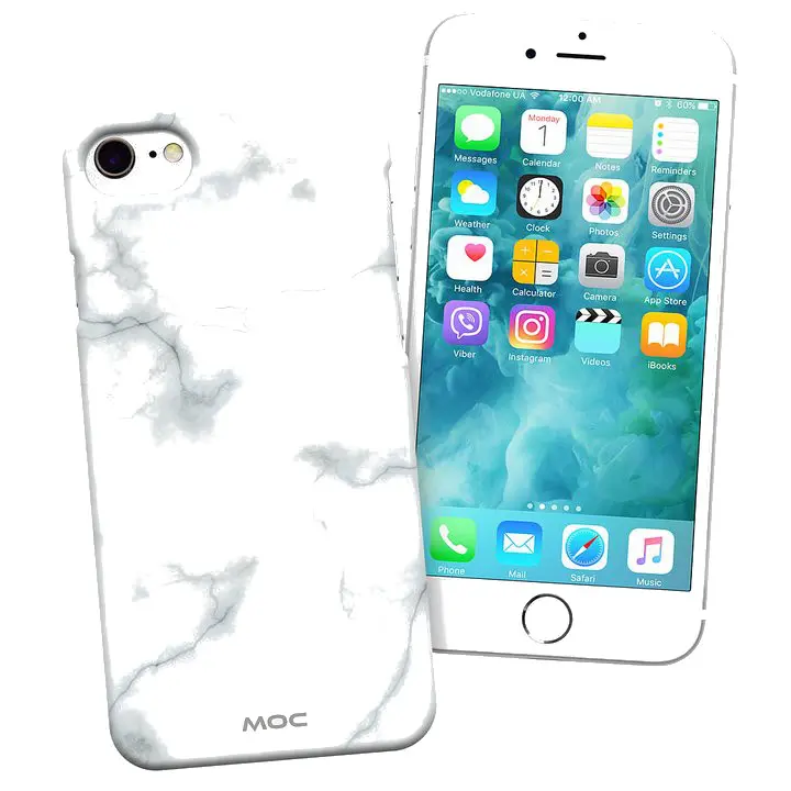 Etui telefonu MOC Mag Case do iPhone 7/8 Marble White