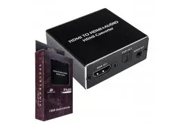 Extractor HDMI na HDMI + Audio optyczne SPDIF Jack 3.5 Spacetronik SPH-AE02