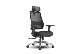 Fotel biurowy obrotowy Spacetronik LUMBO 11 Czarny
