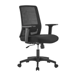Fotel ergonomiczny biurowy z podłokietnikiem Spacetronik Gringo 35 czarny