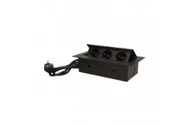 Otwierane gniazda blatowe 3x 230V ORNO OR-AE-1372/B
