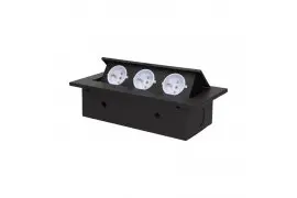 Gniazda wpuszczane w blat 3x 230V ORNO OR-AE-1335/B