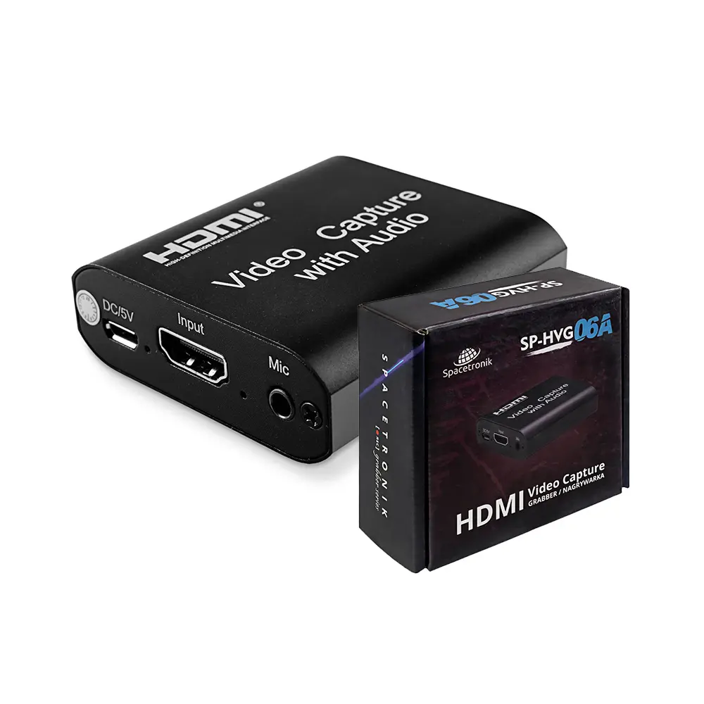 Video Grabber z Audio Nagrywarka HDMI do PC USB Spacetronik SP-HVG06A 