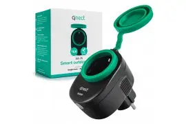 Inteligentne Gniazdo Sieciowe Zewnętrzne Qnect WiFi QN-WP06 SmartLife Tuya WiFi