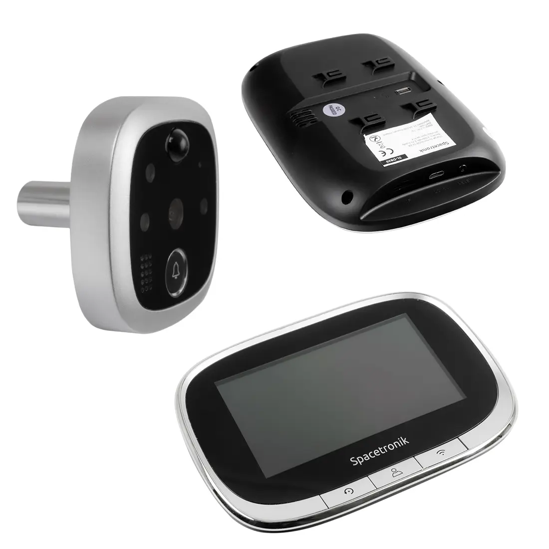 Elektroniczny wizjer judasz Wi-Fi SL-DB20   karta microSD 32GB