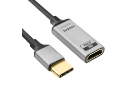 Kabel Adapter USB-C na HDMI 2.1 8K 60Hz 20cm Spacetronik KCH-SPA002