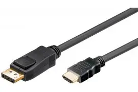 Kabel Display Port - HDMI Warsztatowski Gold 2m