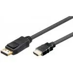 Kabel Display Port - HDMI Warsztatowski Gold 3m