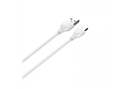 Kabel do szybkiego ładowania USB-A / micro-USB 1m 2,1A biały LS541M