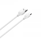 Kabel do szybkiego ładowania USB-A / micro-USB 2m 2,1A biały LS542M