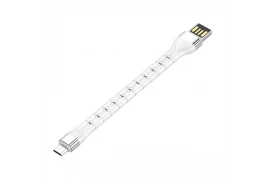 Kabel do szybkiego ładowania USB-A / micro-USB 15cm biały LS50M