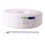 Kabel DSE D220 RG6 CU 100m/rolka 0,80mm CU / 64x0,12mm