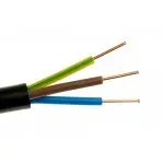 Kabel elektryczny ziemny YKY 3x1,5 czarny 0,6/1kV 25m