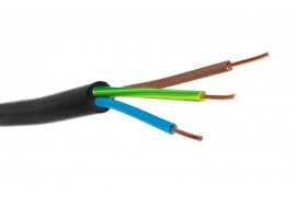 Kabel prądowy ziemny YKY 3x2,5 czarny 0,6/1kV 50m