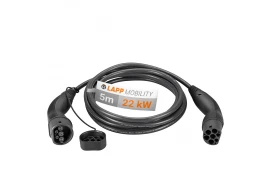 Kabel EV PHEV Type 2 LAPP 22kW 32A czarny 5m