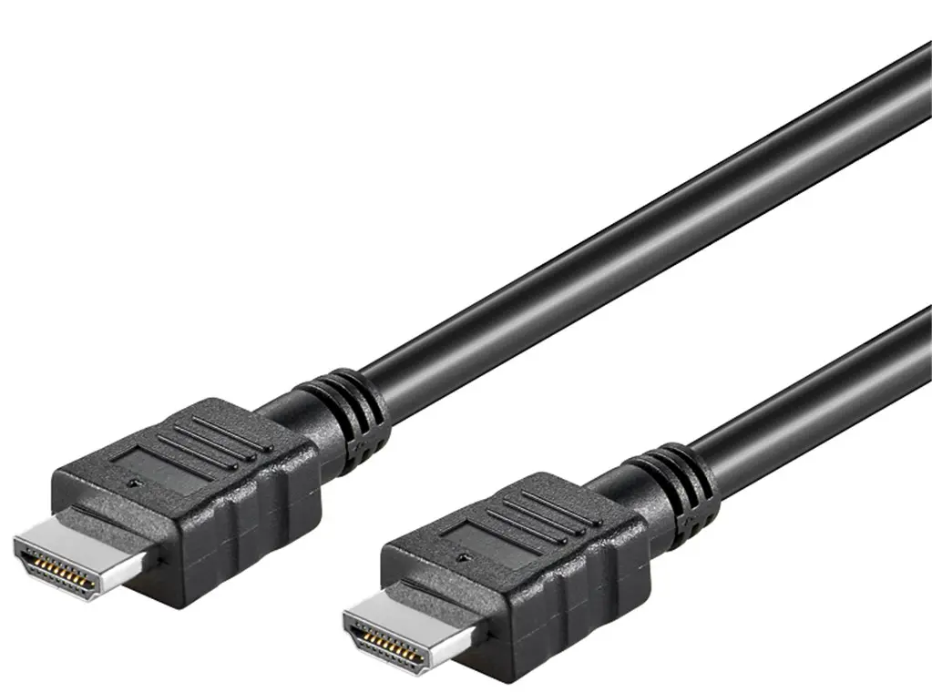 Kabel HDMI 1.4 FullHD 1080p ARC CEC Goobay czarny 1m