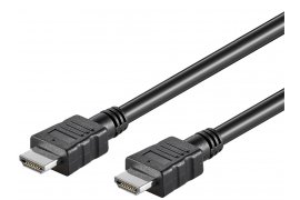 Kabel HDMI 1.4 FullHD 1080p ARC CEC Goobay czarny 7,5m