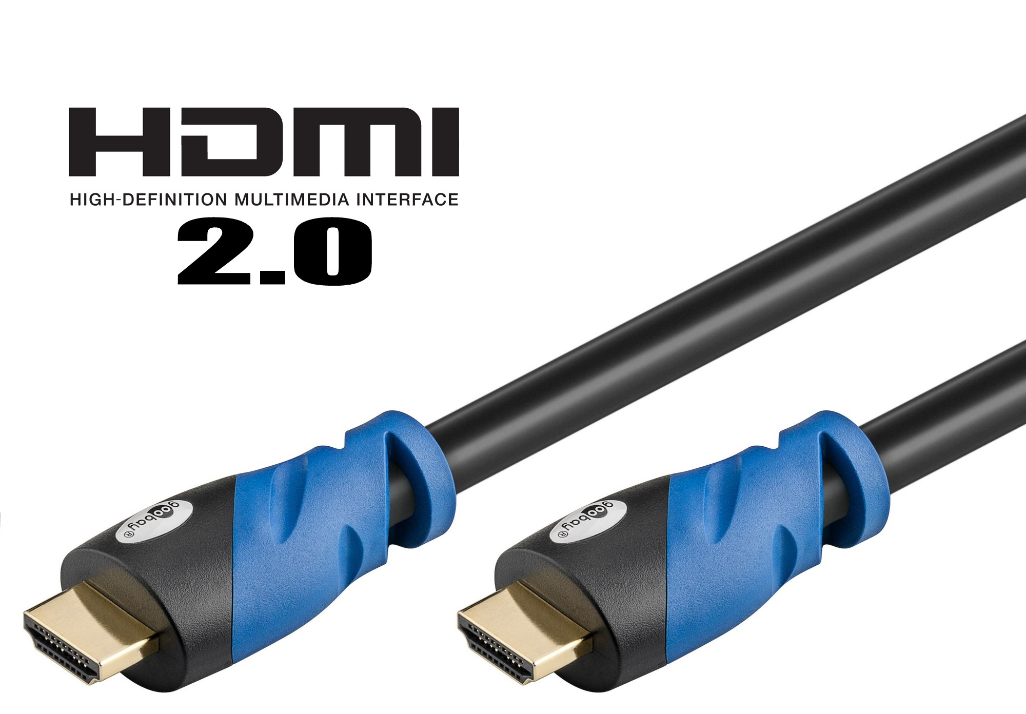 Kabel HDMI 2.0 Goobay Premium 4K 60Hz 0,5m