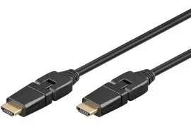 Kabel HDMI™ Obrotowy Goobay Czarny 5m