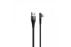 Kabel kątowy 90 stopni do szybkiego ładowania USB-A / micro-USB 2m 2,4A LS582M