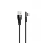 Kabel kątowy 90 stopni do szybkiego ładowania USB-A / micro-USB 2m 2,4A LS582M