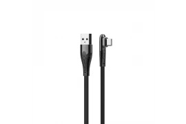 Kabel kątowy 90 stopni do szybkiego ładowania USB-A / USB-C 1m 2,4A LS581C