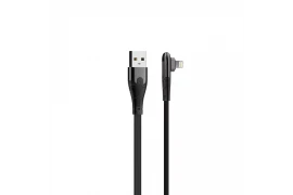 Kabel kątowy 90 stopni do szybkiego ładowania USB-A / Lightning 2m 2,4A LS582L