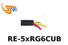 Kabel Koncentryczny 5 in 1 GT-SAT 1.13CU 120dB RE-5xRG6CUB 1m