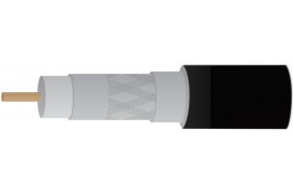 Kabel koncentryczny RG11 1,63mm SP11CCS żelowany PE 305m