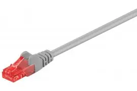 Kabel LAN Patch cord CAT 6 U/UTP szary 0,5m