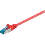 Kabel LAN Patch Cord CAT 6A S/FTP czerwony 3m