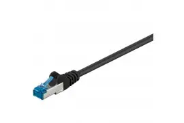 Kabel LAN Patch Cord CAT 6A S/FTP CZARNY 1,5m