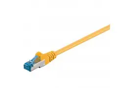 Kabel LAN Patch Cord CAT 6A S/FTP żółty 1m