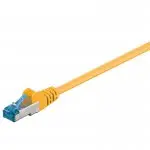 Kabel LAN Patch Cord CAT 6A S/FTP żółty 1m