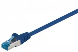 Kabel LAN Patch Cord CAT 6A S/FTP niebieski 15m