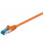 Kabel LAN Patchcord CAT 6A S/FTP pomarańczowy 7,5m