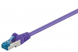 Kabel LAN Patchcord CAT 6A S/FTP fioletowy 10m