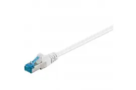 Kabel LAN Patch Cord CAT 6A S/FTP BIAŁY 0,25m