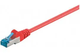 Kabel LAN Patchcord CAT 6A S/FTP czerwony 1,5m