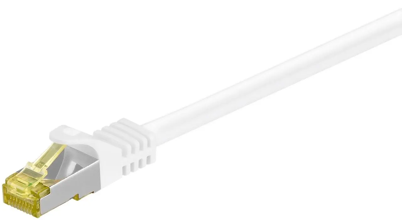 Kabel LAN Patchcord CAT 7 S/FTP BIAŁY 25m